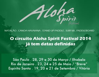 flyer ultimo novo Circuito próprio com provas de SUP race, natação, paddleboard, surfski e canoa havaiana. Primeira etapa: Ilhabela, SP.