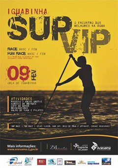 flyer ultimo novo Provas de SUP race, passeios de SUP, aulas grátis, café da manhã sorteio de brindes, brincadeiras e aulão de SUP Yoga e SUP Pilates. Mais informações: araruama.rj.gov.br